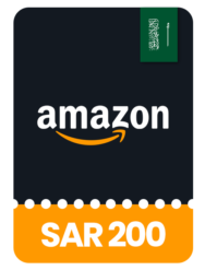 Amazon KSA Gift Card value of 200 SAR