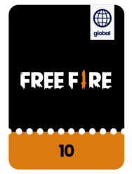 Garena Free Fire Gift Card value of 10$ Global