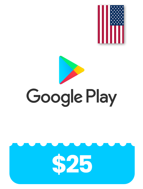 Google Play $25 USA Gift Card