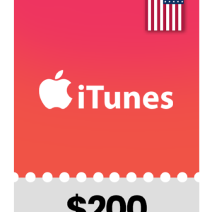 iTunes $200 Gift Card USA