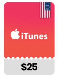 iTunes $25 Gift Card USA