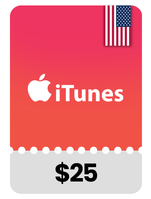 iTunes $25 Gift Card USA