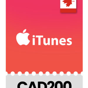 iTunes CAD 200 Gift Card