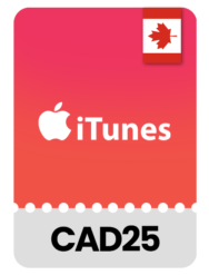 iTunes CAD 25 Gift Card