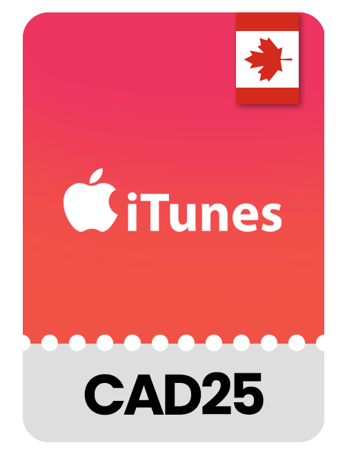 iTunes CAD 25 Gift Card