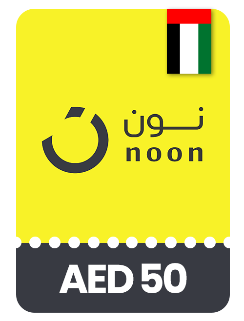 Noon UAE Gift Card value of 50 AED