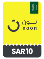 Noon KSA Gift Card value of 10 SAR