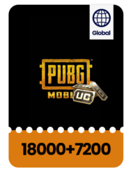 Pubg 18000 UC + 7200 UC Gift Card Global