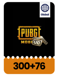 Pubg 300+76 Gift Card Global