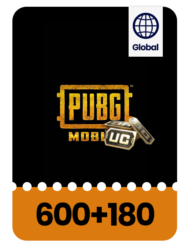 PUBG 600+180 Gift Card Global