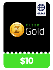 Razer Gold Gift Card value of $10 USA