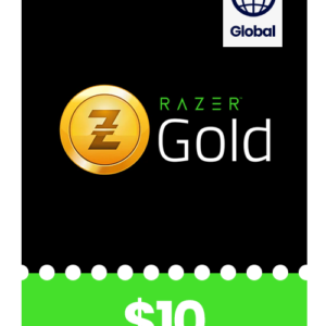 Razer Gold Gift Card value of $10 USA