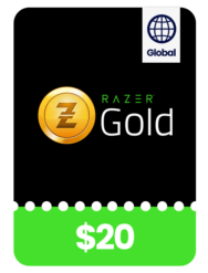 Razer Gold Gift Card value of $20 USA