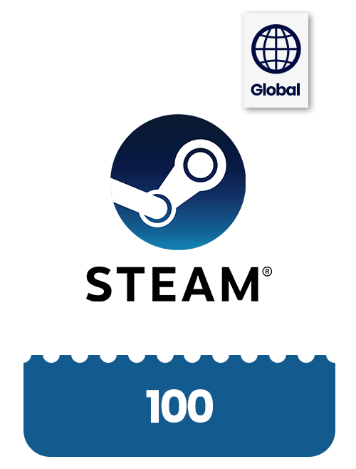 Steam Gift Card value of 100$ Global