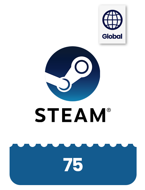 Steam Gift Card value of 75$ Global